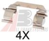 OPEL 16017760 Accessory Kit, disc brake pads